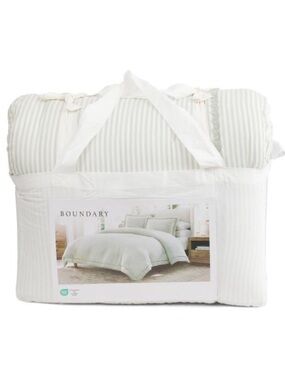 Boundary Stripe Comforter Set - Classic Home Bedding